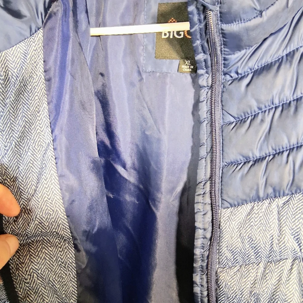 Women's XL Big Chill Full Zip With 2 Zipped Pockets Lined Puffer Coat
